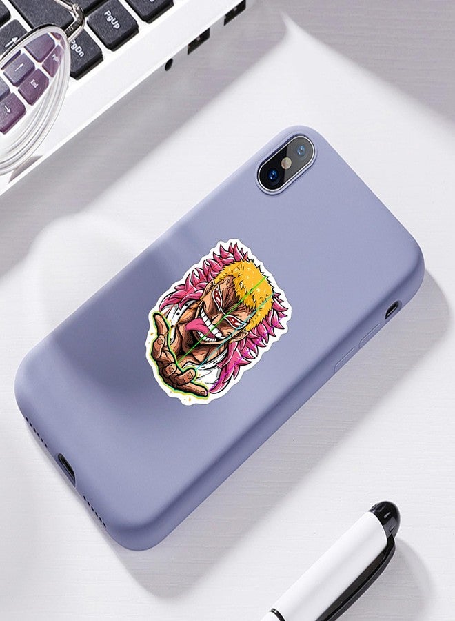 Pounchi Cool Anime Stickers (100 Pcs) Cartoon PVC Sticker, Gifts for Laptop Water Bottle Skateboard Party Supplies Decorations Teens Kids - Image 5